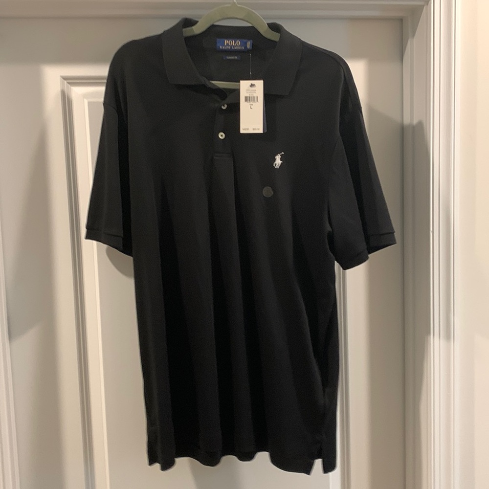 Men’s Large Black Polo